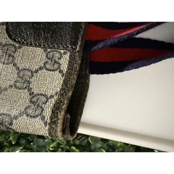 Gucci GG Supreme Canvas Web Stripe Large Tote - Picture 7 of 13